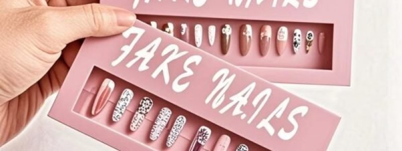 press on nails box